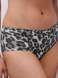 Softstretch Hipster Trusser, Grey Leopard