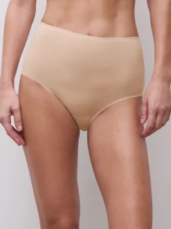Softstretch Højtaljede Trusser, Golden Beige