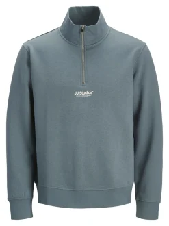 Soho Quarter Zip Sweatshirt, Blue Mirage, 164 cm