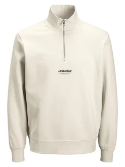 Soho Quarter Zip Sweatshirt, Moonbeam, 164 cm