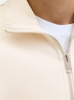 Soho Quarter Zip Sweatshirt, Moonbeam, 164 cm