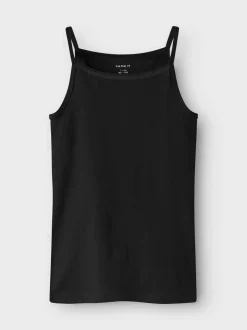 Solid Strap 4-pak Undertrøje, Black/White, 116 cm