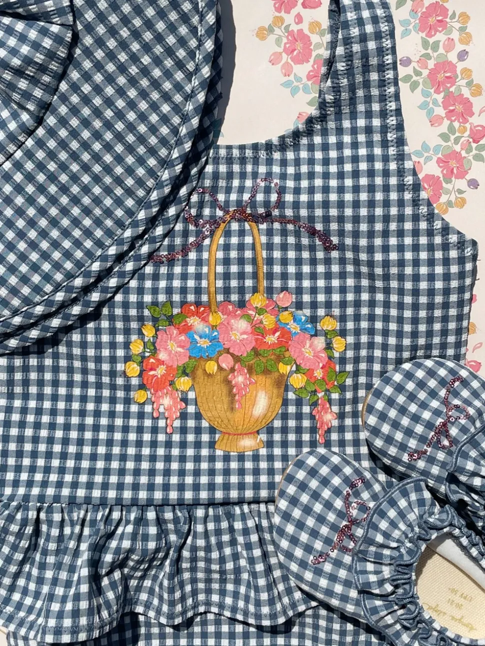 Soline Badehat, Vintage Indigo, 6-9 mdr.