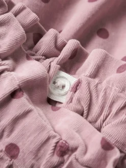 Somba Loose Fløjlsnederdel, Violet Ice, 122 cm