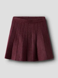 Sonia Knit Nederdel, Burgundy, 134 cm