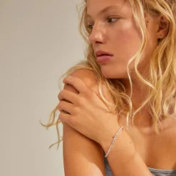 Sophia Armbånd, Silver Plated, 16,5+3,5 cm