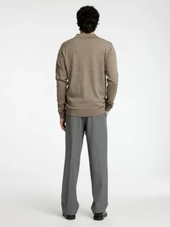 Soren Knit Zip Cardigan, Desert Taupe, S