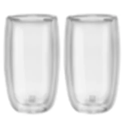 Sorrento 2-pak Latteglas, Klar, 35 cl