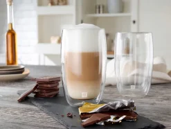 Sorrento 2-pak Latteglas, Klar, 35 cl