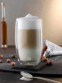 Sorrento 2-pak Latteglas, Klar, 35 cl