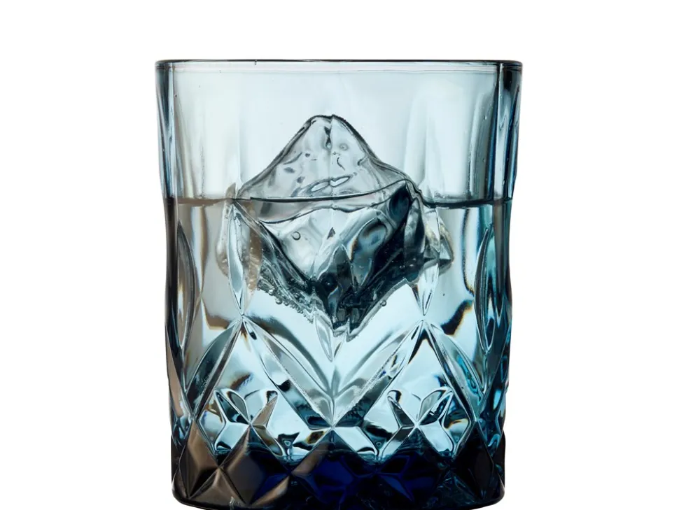 Sorrento 4-pak Whisky Glas, Blå, 32 cl