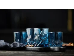Sorrento 4-pak Whisky Glas, Blå, 32 cl
