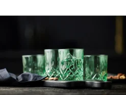 Sorrento 4-pak Whisky Glas, Grøn, 32 cl
