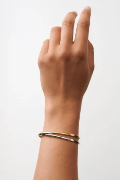 Spirit Armring, Silver Plated, Large