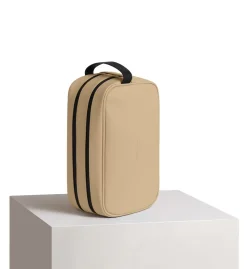 Spläsh Toiletry Double Zipped Toilettaske, Latte