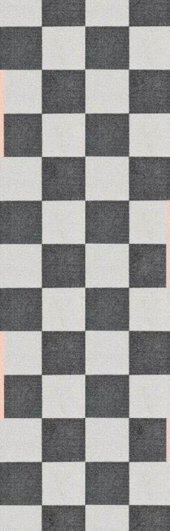 Square All-Round Løber, Dark Grey, 77x240 cm