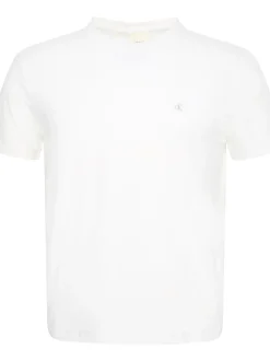SS Slim Stretch Cotton Crewneck T-shirt, Bright White, L