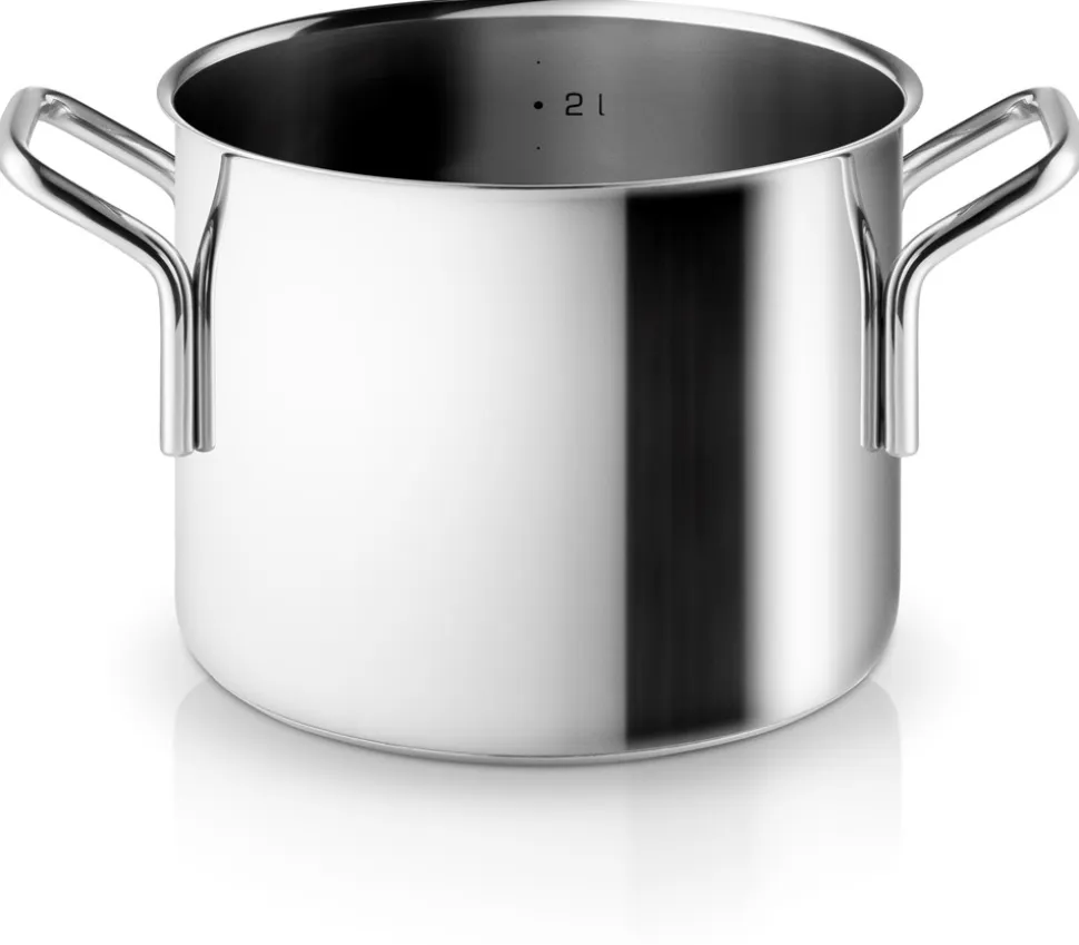 Stainless Steel Gryde, 2,2 L