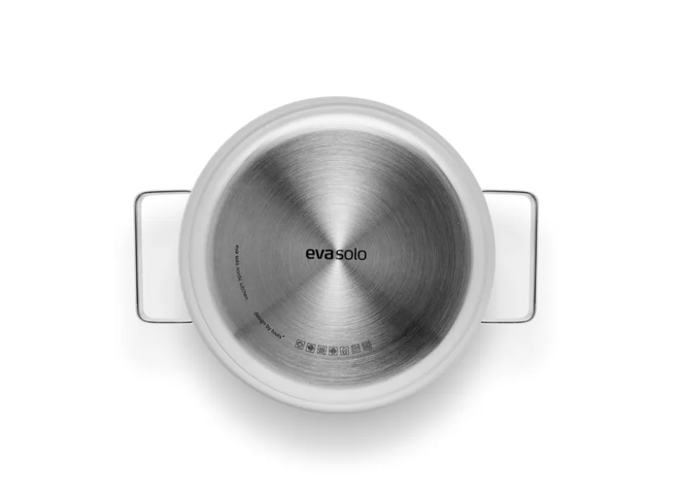 Stainless Steel Gryde, 2,2 L