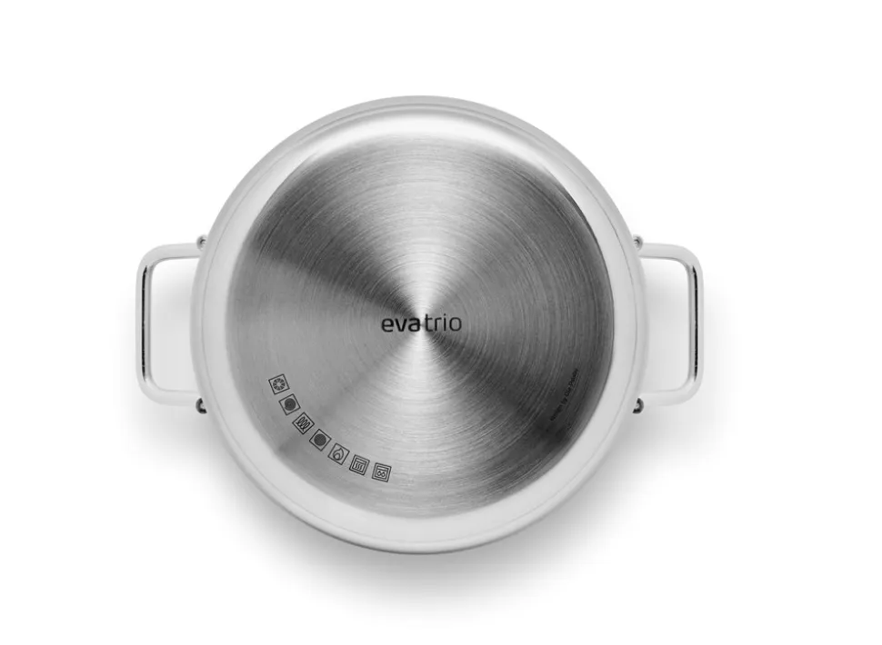 Stainless Steel Gryde, 3,6 L
