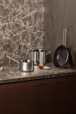 Stainless Steel Slip-Let Stegepande, Ø20 cm