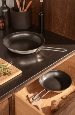 Stainless Steel Slip-Let Stegepande, Ø20 cm