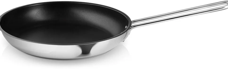 Stainless Steel Slip-Let Stegepande, Ø28 cm