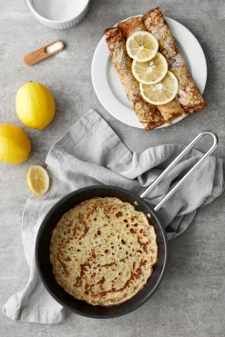 Stainless Steel Slip-Let Stegepande, Ø24 cm