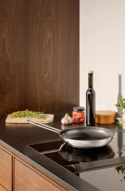 Stainless Steel Slip-Let Stegepande, Ø24 cm