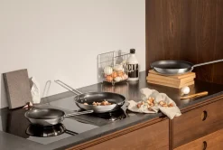 Stainless Steel Slip-Let Stegepande, Ø24 cm