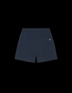 Stan Seersucker Badeshorts, Dark Navy, XXL