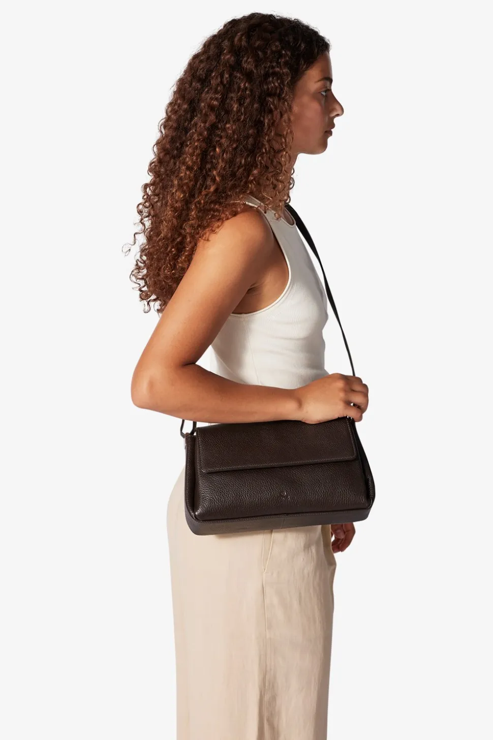 Stefanie Skuldertaske, Dark Brown