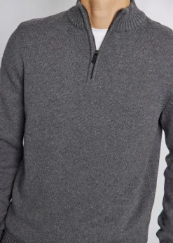 Stian Regular Fit Striktrøje, Grey, XL