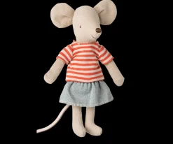 Storesøster Mus, Beige/Rød/Blå