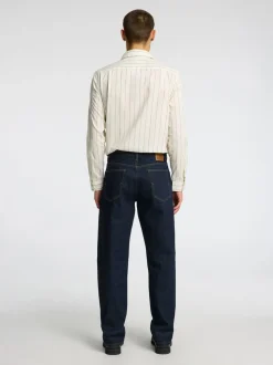 196-Straight Ben Kori Jeans, Dark Blue Denim, W31/L32