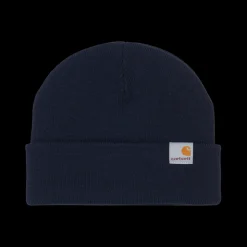 Stratus Low Beanie, Dark Navy, One size