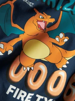 Strek Pokemon Hættetrøje, Insignia Blue, 134-140 cm