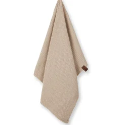 Strikket Køkkenhåndklæde, Light Stone, 45x70 cm