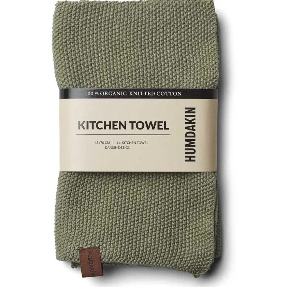 Strikket Køkkenhåndklæde, Oak, 45x70 cm