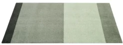 Stripe Horisontal Gulvtæppe, Grøn/Støvet/Mørk Grøn, 67x120 cm