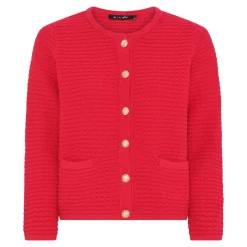 Structure Spring Cardigan, Lipstick Red, XL