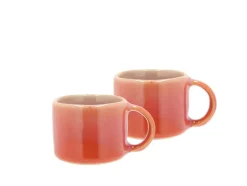 Styles Allure 2-pak Espressokopper, Purple/Orange 8 cl