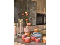 Styles Allure 2-pak Espressokopper, Purple/Orange 8 cl