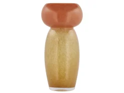 Styles Vase, Yellow/Amber