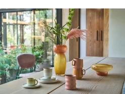 Styles Vase, Yellow/Amber