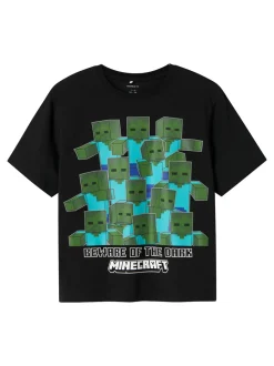 Sumba Minecraft T-shirt, Black, 116 cm