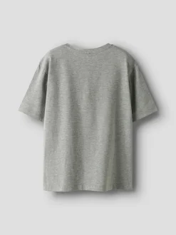 Sumba Minecraft T-shirt, Grey Melange, 146-152 cm
