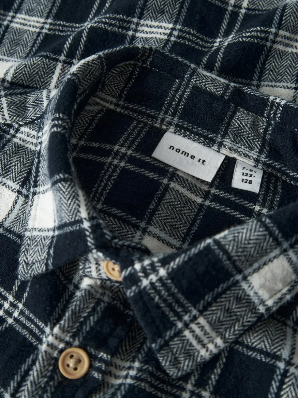 Sunda Skjorte, Navy Blazer, 146-152 cm