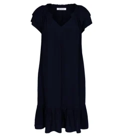 Sunrise Cropped Kjole, Navy, M