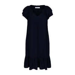 Sunrise Cropped Kjole, Sort, S